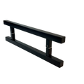 JALADERA TIPO H CUADRADA 75CM NEGRO ACERO INOXIDABLE 201