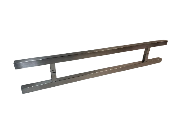 JALADERA TIPO H CUADRADA 75CM SATIN ACERO INOXIDABLE 201