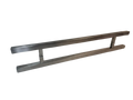 JALADERA TIPO H CUADRADA 75CM SATIN ACERO INOXIDABLE 201
