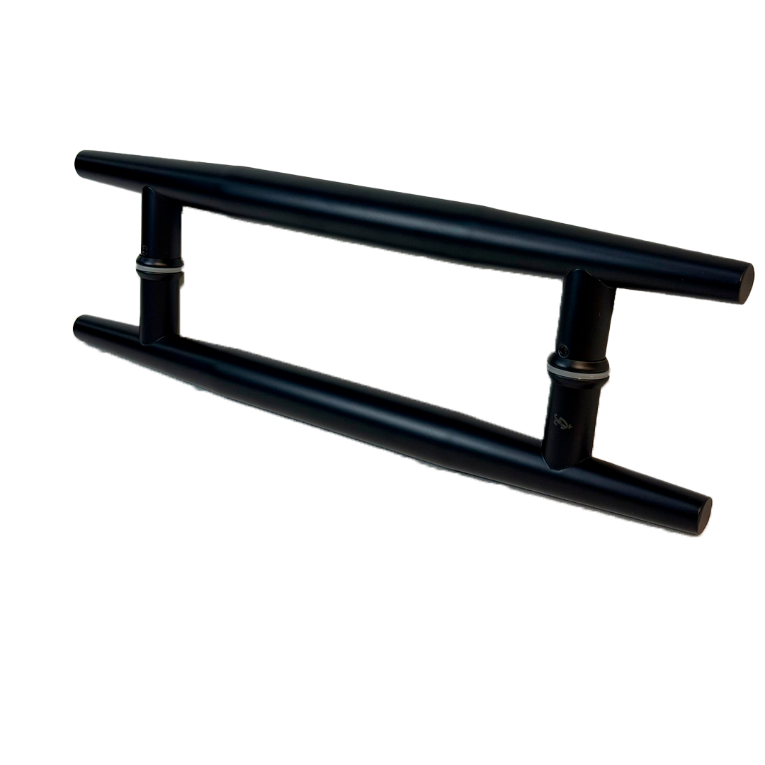 JALADERA TIPO H PUNTA 45CM NEGRO ACERO INOXIDABLE 201