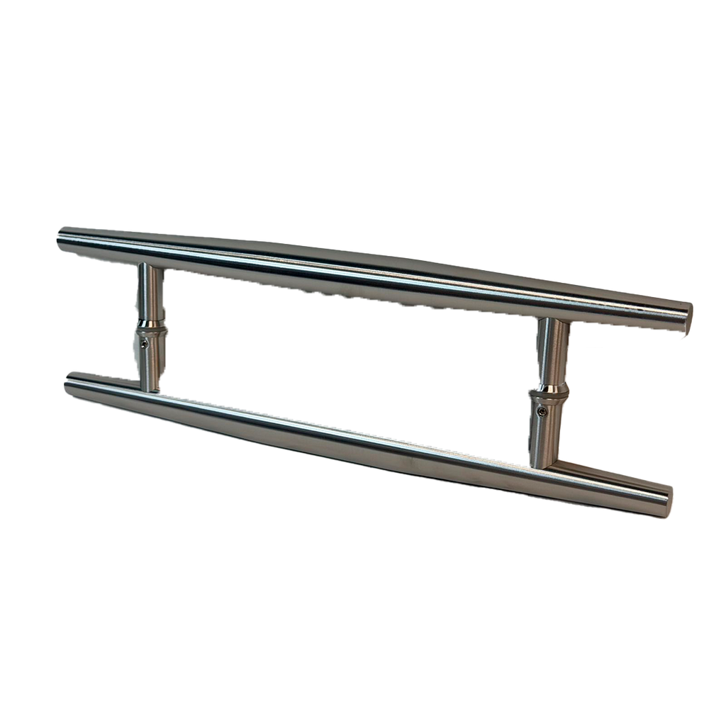 JALADERA TIPO H PUNTA 45CM SATIN ACERO INOXIDABLE 201