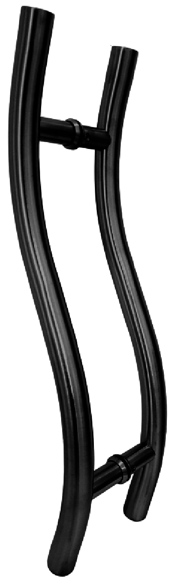 JALADERA TIPO S 45CM NEGRO ACERO INOXIDABLE 201