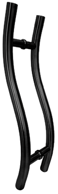 JALADERA TIPO S 45CM NEGRO ACERO INOXIDABLE 201
