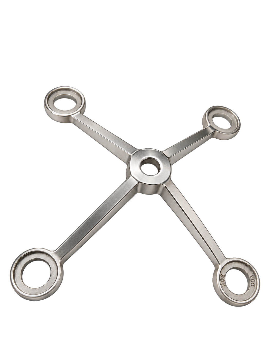 ARAÑA A VIGA DE CUATRO PATAS SLIM SATIN ACERO INOXIDABLE 304
