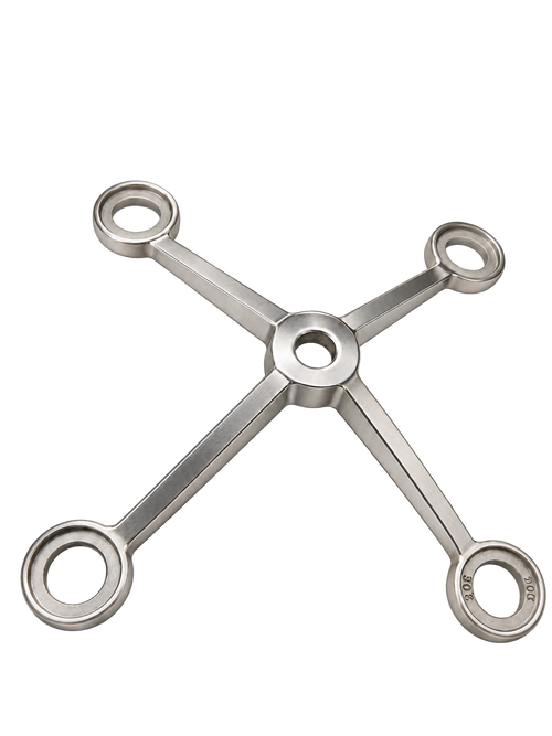 ARAÑA A VIGA DE CUATRO PATAS SLIM SATIN ACERO INOXIDABLE 304