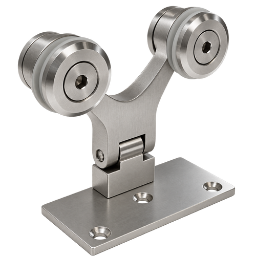 SPIDER HINGE WALL TO GLASS SATIN 304 STAINLESS STEEL