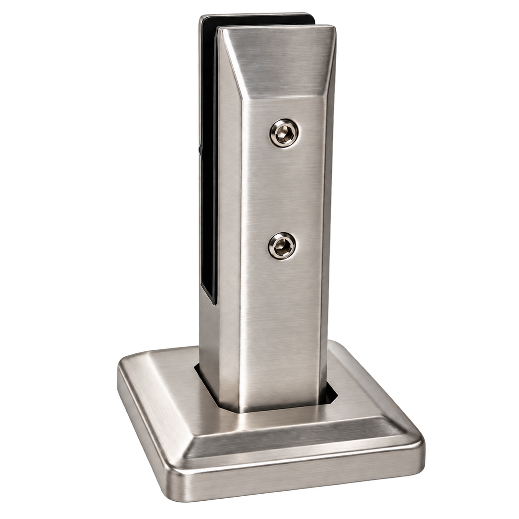 MINI POSTE CUADRADO 25CM SATIN ACERO INOXIDABLE 304