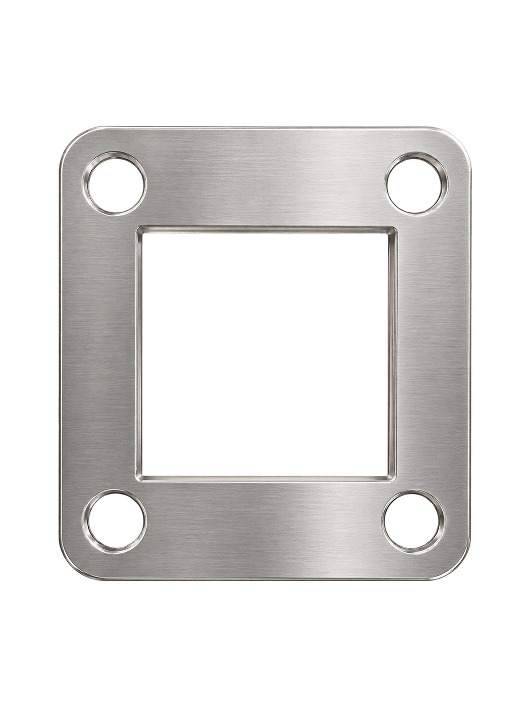 BRIDA ABIERTA PARA TUBO CUADRADO 50*50MM SATIN ACERO INOXIDABLE 304