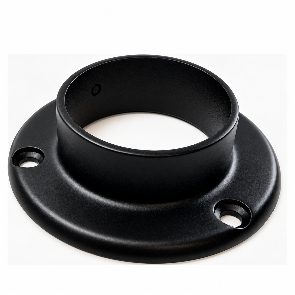 BRIDA DE SOBREPONER PARA TUBO 2 NEGRO ACERO INOXIDABLE 304