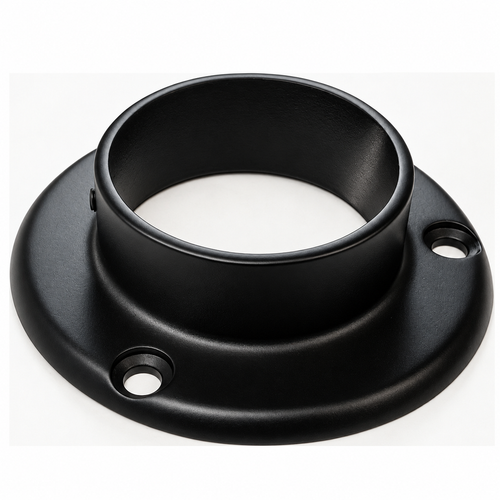 BRIDA DE SOBREPONER PARA TUBO 2 NEGRO ACERO INOXIDABLE 304