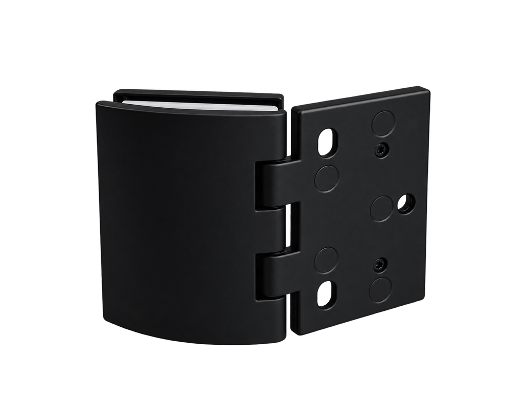 BISAGRA MURO A VIDRIO PETIT NEGRO