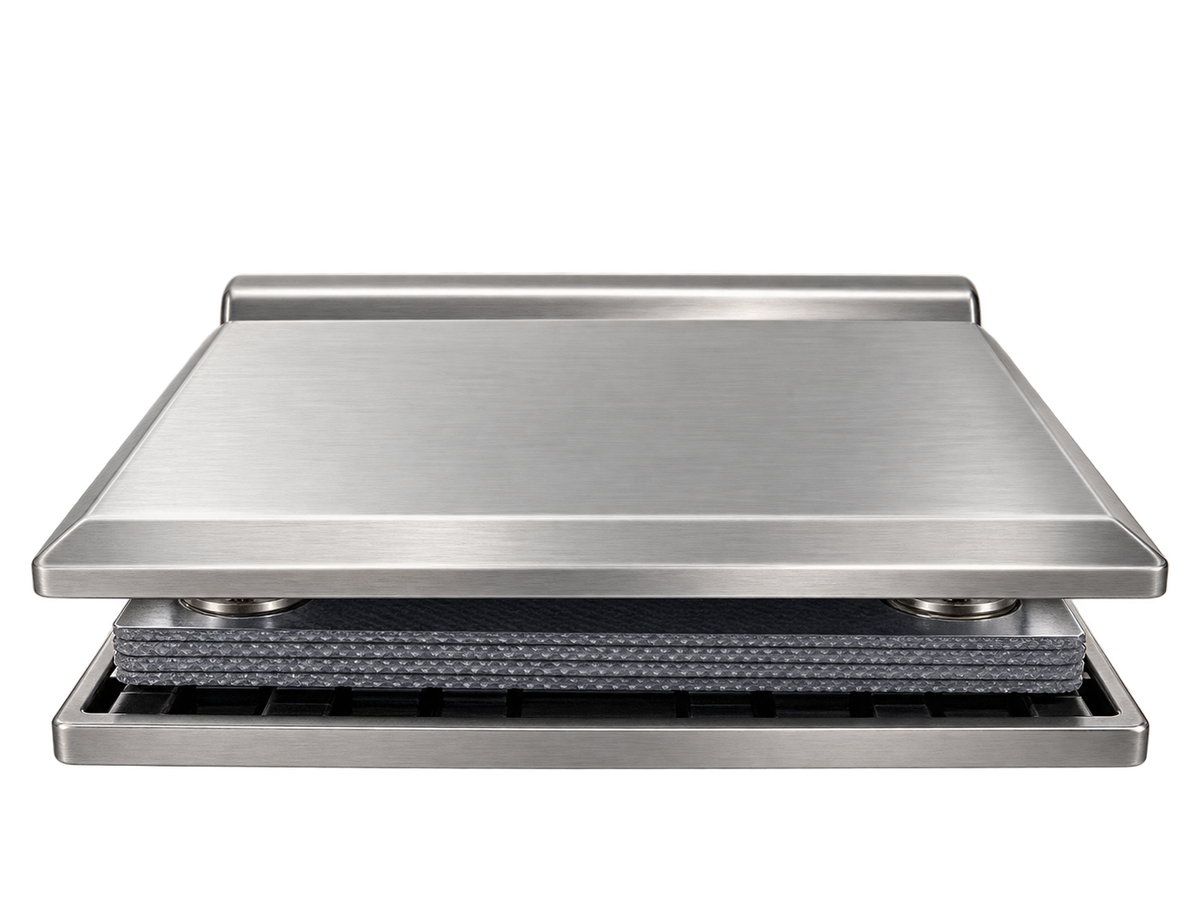 BISAGRA PIVOTANTE DOBLE ACCION SATIN ACERO INOXIDABLE 304