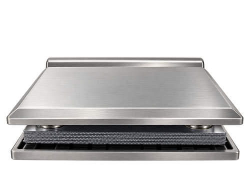 BISAGRA PIVOTANTE DOBLE ACCION SATIN ACERO INOXIDABLE 304