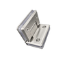 BISAGRA VIDRIO A VIDRIO 90° SATIN ACERO INOXIDABLE 201