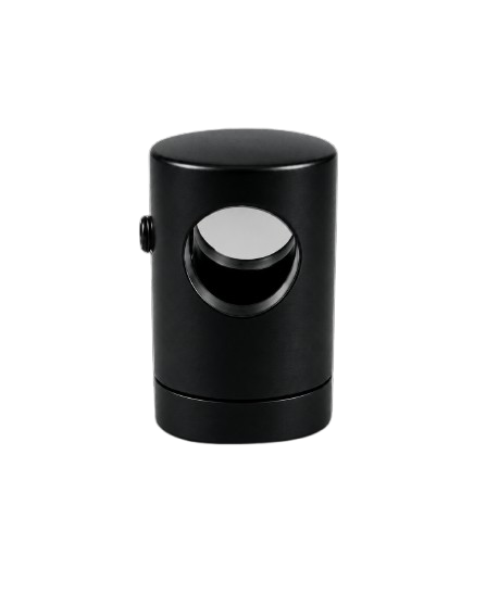 BOTON PARA VARILLA SOLIDA DE 1/2 NEGRO ACERO INOXIDABLE 304