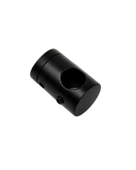 BOTON PARA VARILLA SOLIDA DE 1/2 NEGRO ACERO INOXIDABLE 304