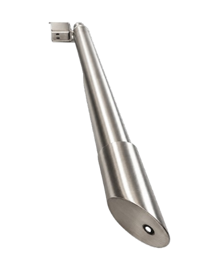 BRAZO ESTABILIZADOR MURO A VIDRIO 60CM SATIN ACERO INOXIDABLE 304