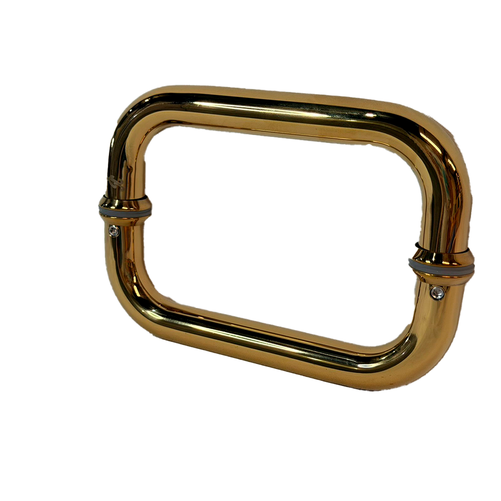 JALADERA TIPO C 15CM ORO BRILLANTE ACERO INOXIDABLE 201