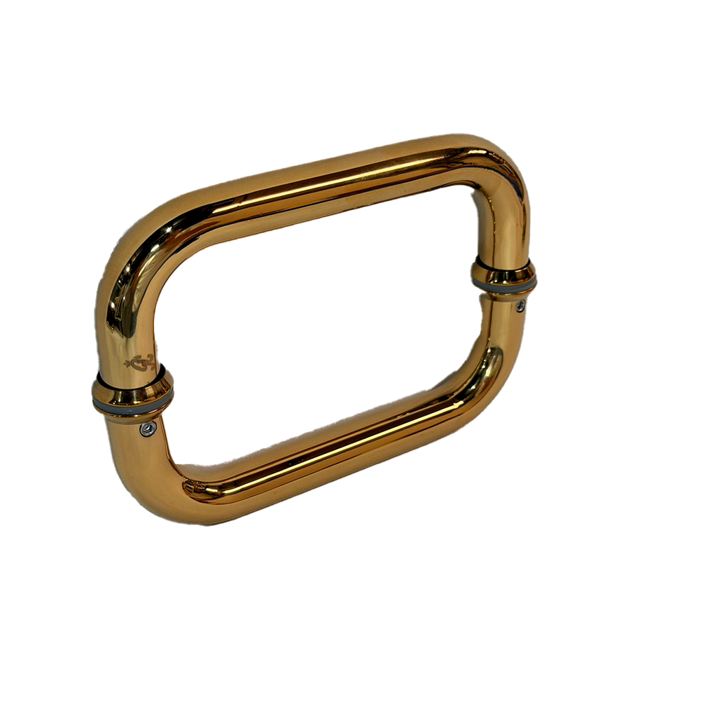 JALADERA TIPO C 15CM ORO BRILLANTE ACERO INOXIDABLE 201