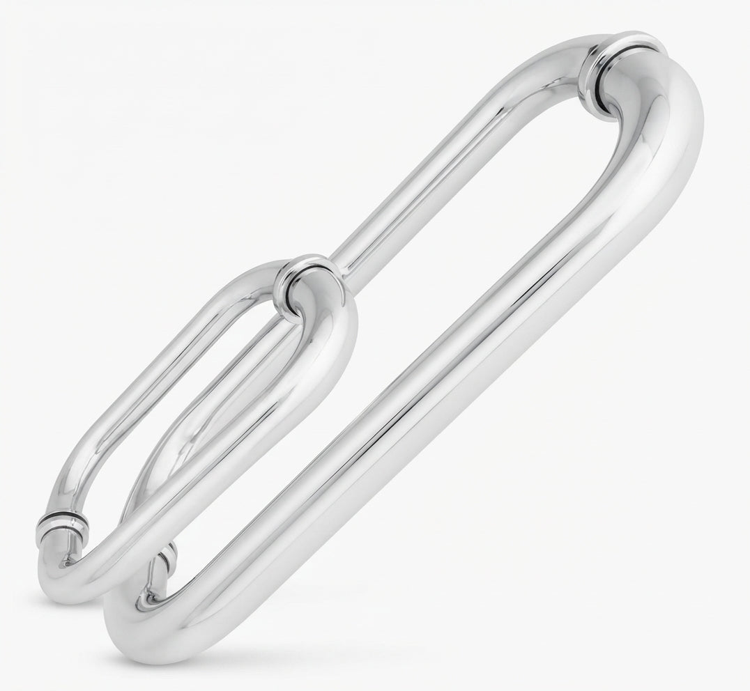 TYPE C 30CM PULL HANDLE CHROME 304 STAINLESS STEEL