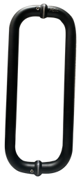 TYPE C PULL HANDLE 30CM BLACK 304 STAINLESS STEEL