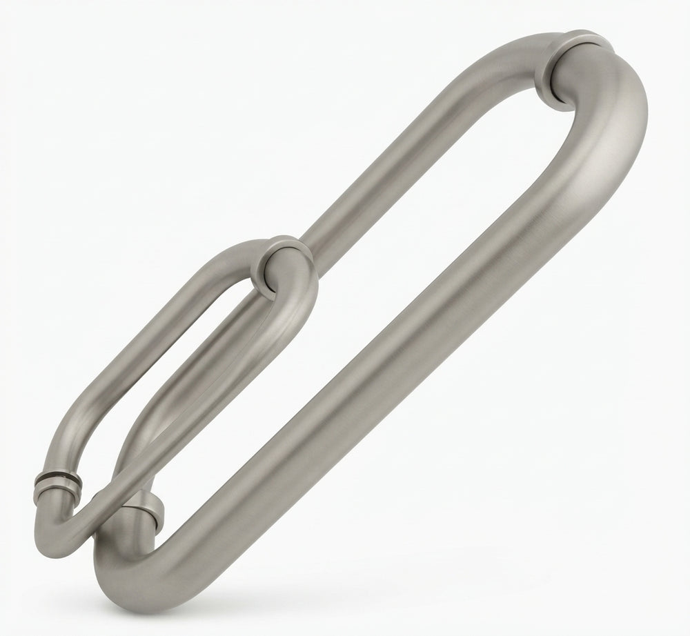 TYPE C PULL HANDLE 15CM SATIN STAINLESS STEEL 201