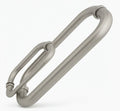 TYPE C PULL HANDLE 15CM SATIN STAINLESS STEEL 201