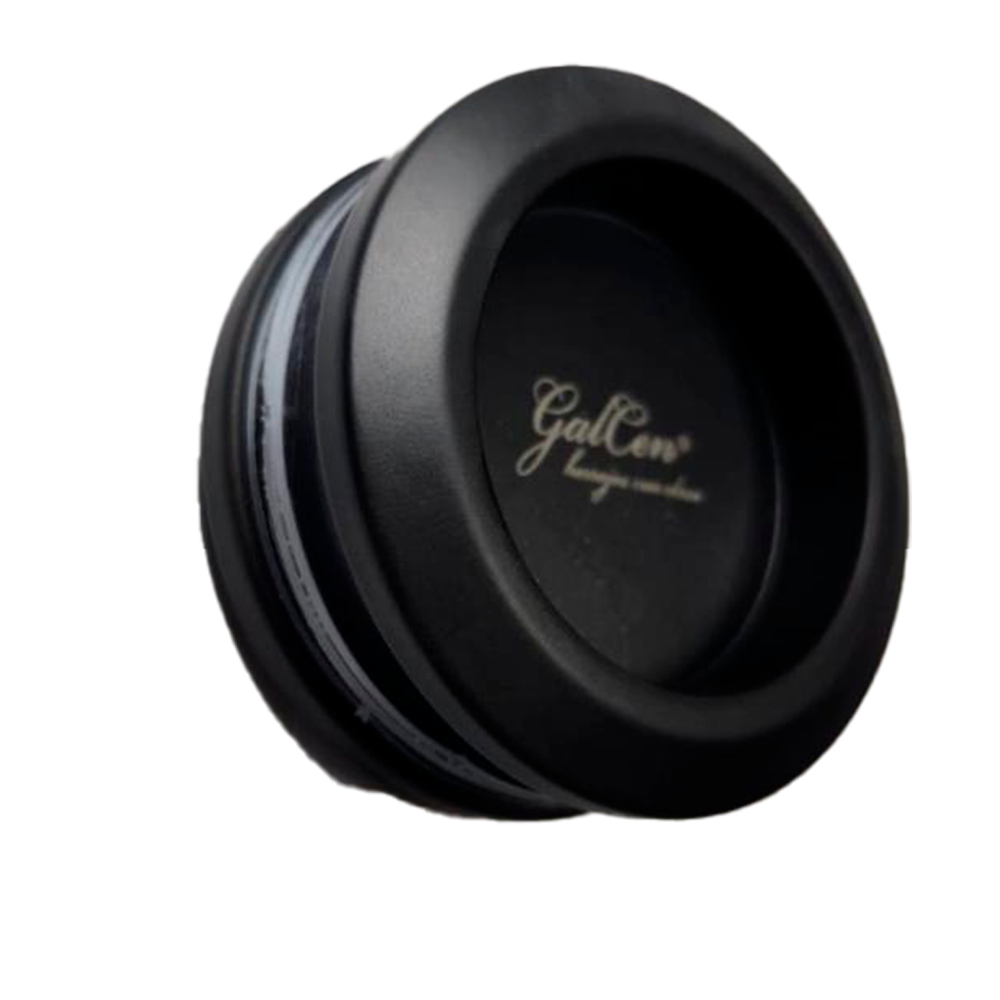 JALADERA CIRCULAR DE EMBUTIR NEGRO ACERO INOXIDABLE 304