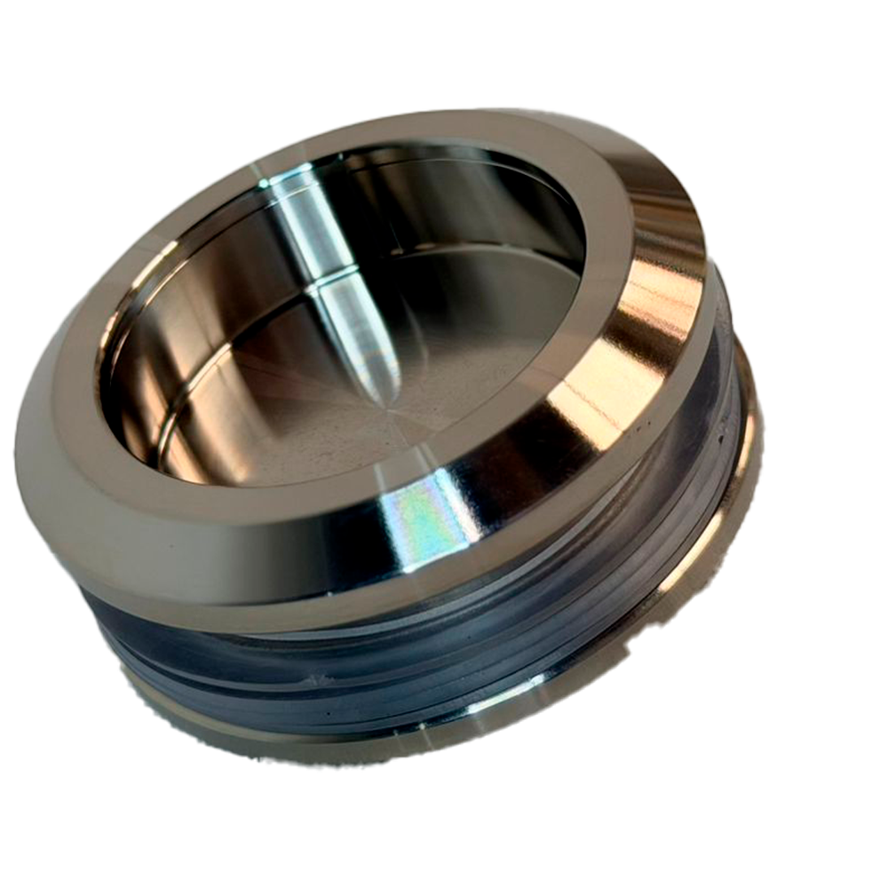 JALADERA CIRCULAR DE EMBUTIR SATIN ALUMINIO