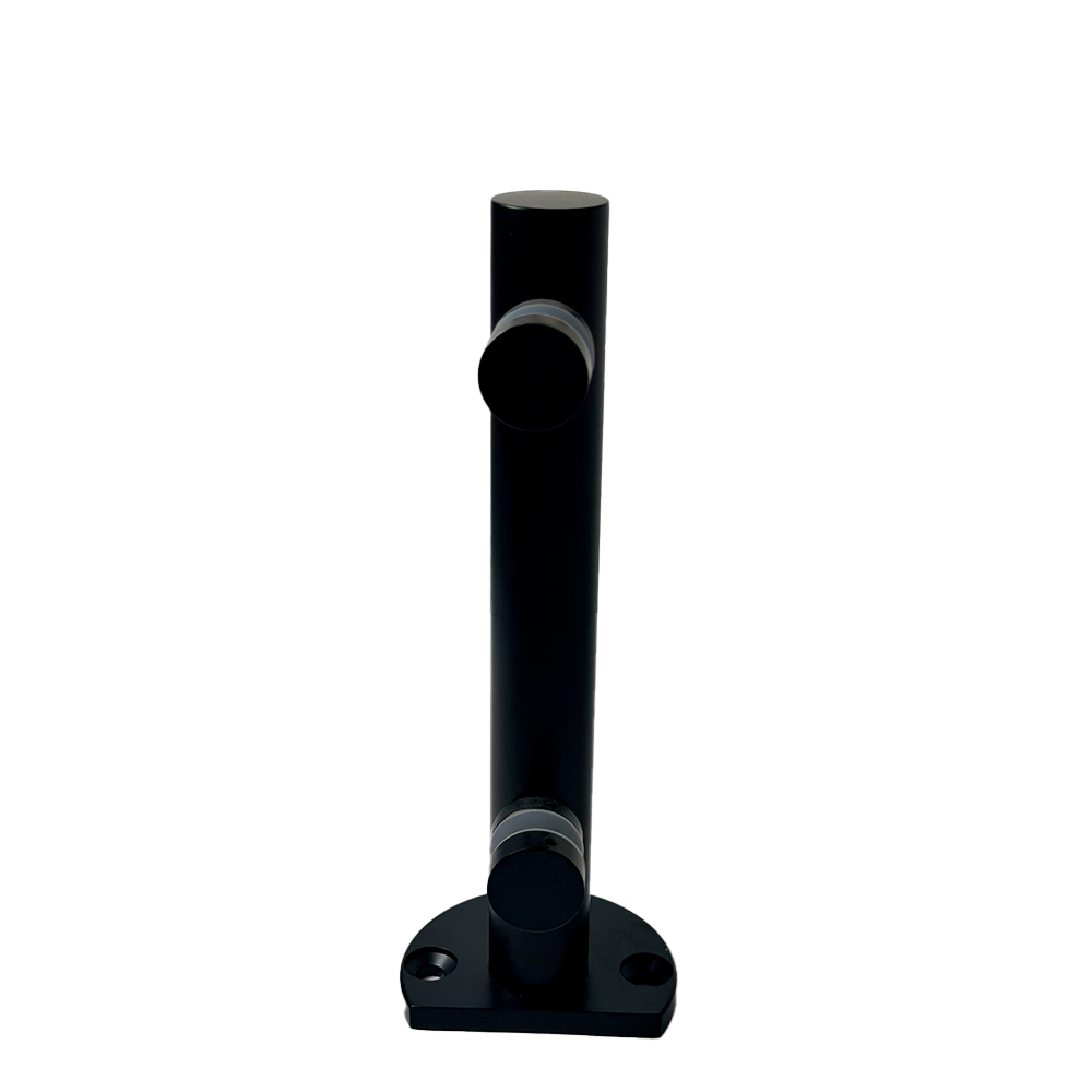 MINI POSTE 25CM NEGRO ACERO INOXIDABLE 304