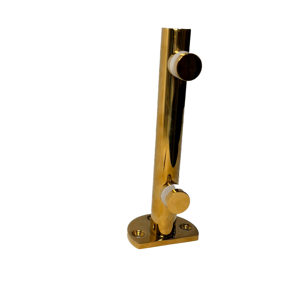 MINI POSTE 25CM ORO BRILLANTE ACERO INOXIDABLE 201