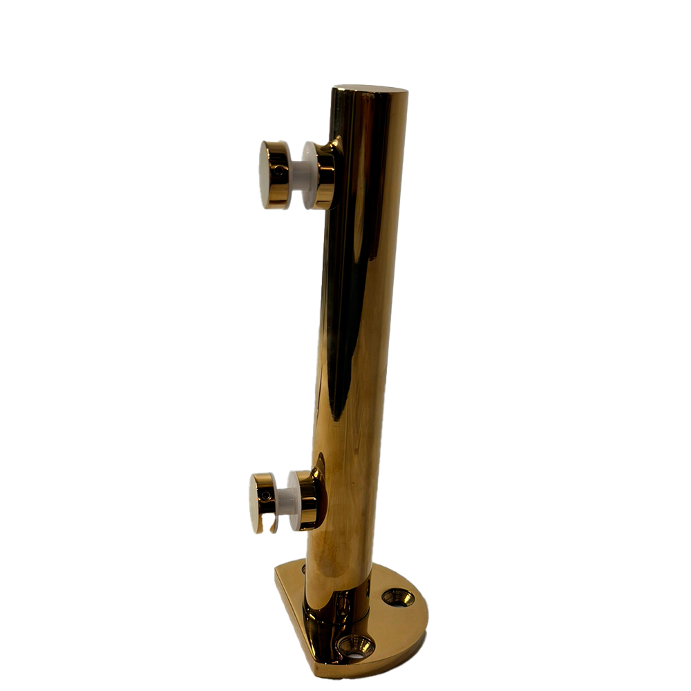 MINI POSTE 25CM ORO BRILLANTE ACERO INOXIDABLE 201
