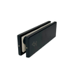 HERRAJE SUPERIOR PARA PUERTA NEGRO ACERO INOXIDABLE 304