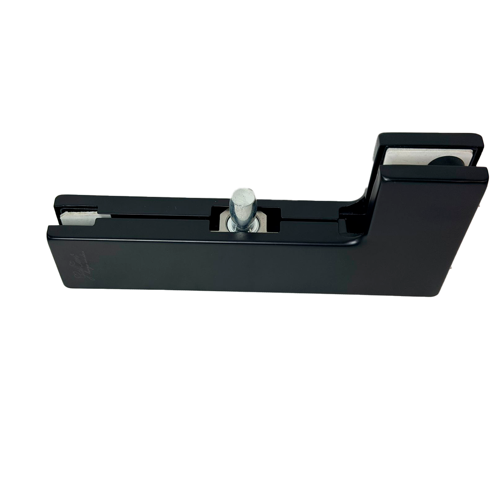 HERRAJE TIPO L PARA ANTEPECHO NEGRO ACERO INOXIDABLE 304