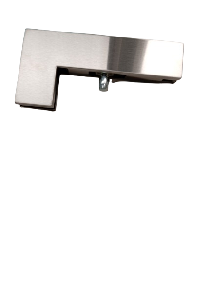 HERRAJE TIPO L PARA ANTEPECHO SATIN ACERO INOXIDABLE 304