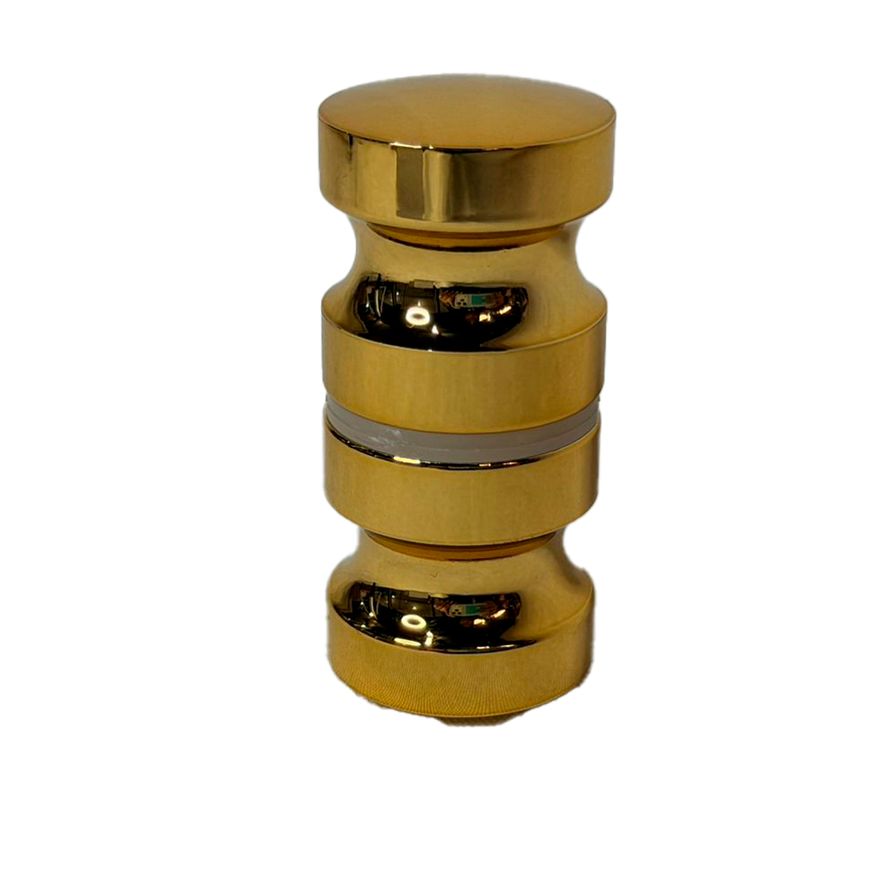 JALADERA POMO ORO BRILLANTE ALUMINIO