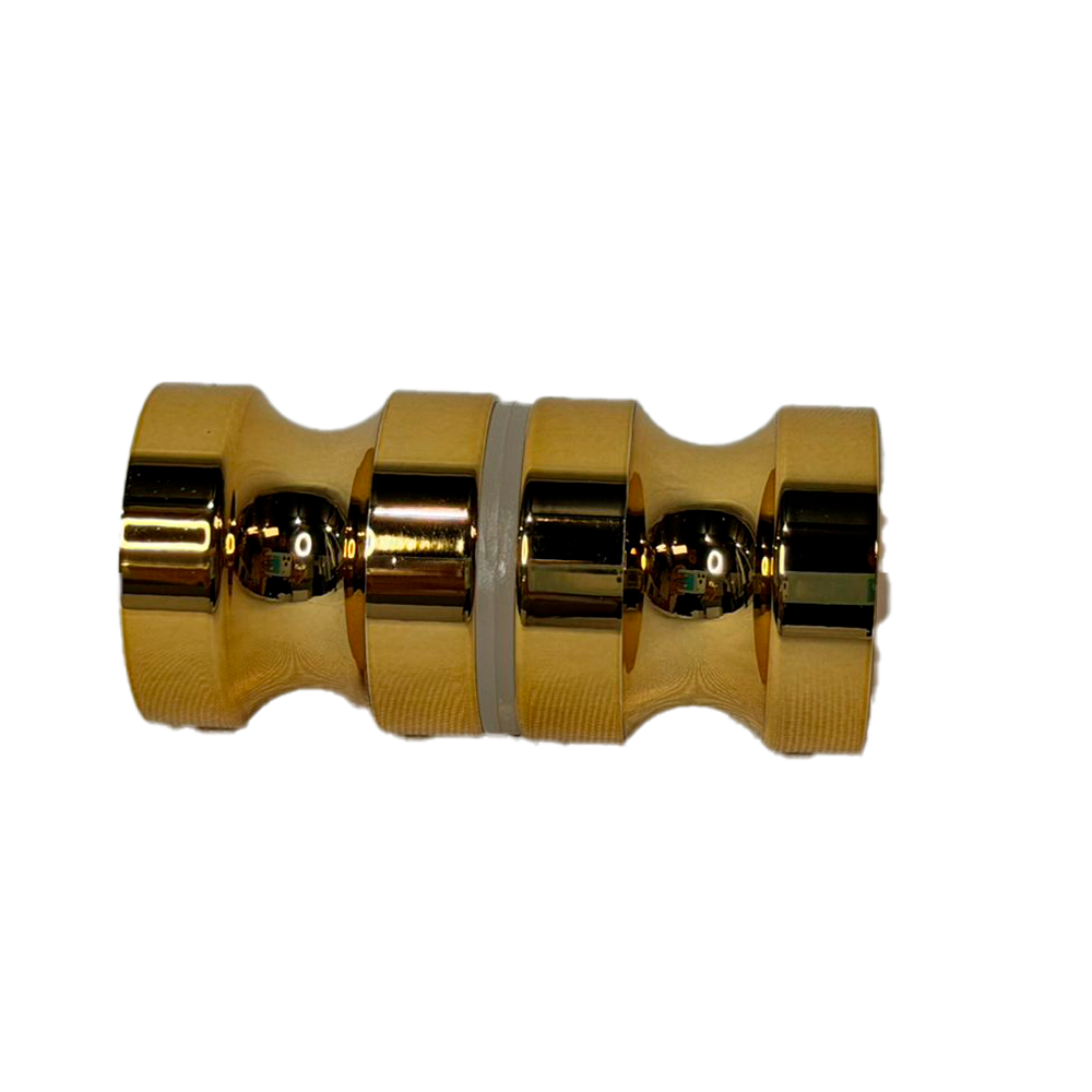 JALADERA POMO ORO BRILLANTE ALUMINIO