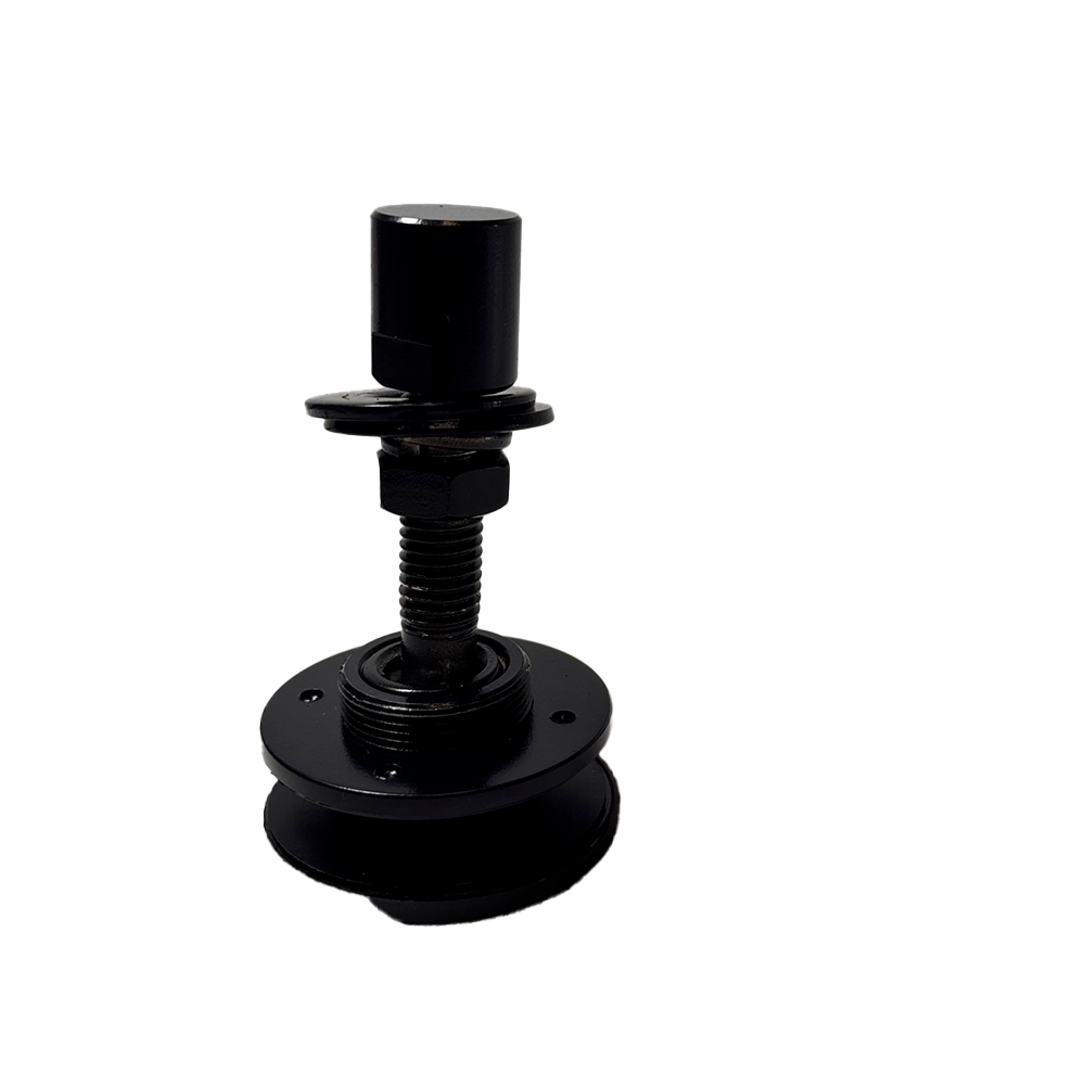 ROTULA PARA ARAÑA CON CHAPETON NEGRO ACERO INOXIDABLE 304