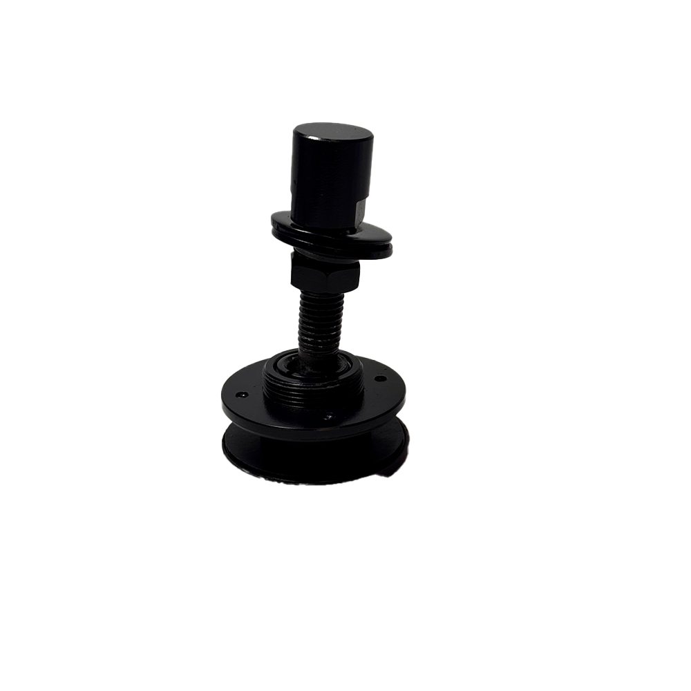 ROTULA PARA ARAÑA CON CHAPETON NEGRO ACERO INOXIDABLE 304