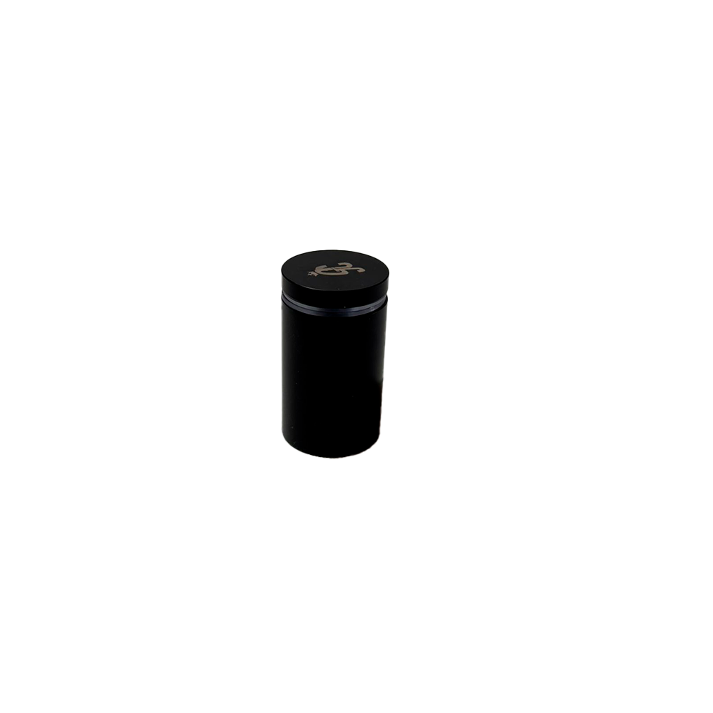 HERRAJE DE SUJECION SOLIDO 30*46MM NEGRO ACERO INOXIDABLE 304