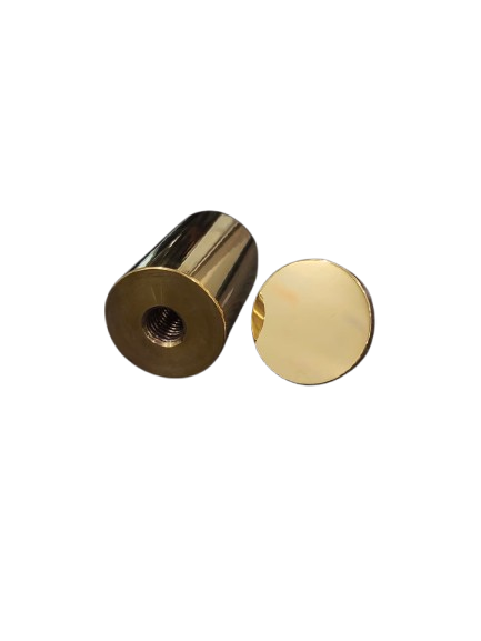 HERRAJE DE SUJECION SOLIDO ORO MATE 30*46MM ACERO INOXIDABLE 304
