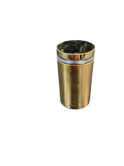 HERRAJE DE SUJECION SOLIDO ORO MATE 30*46MM ACERO INOXIDABLE 304
