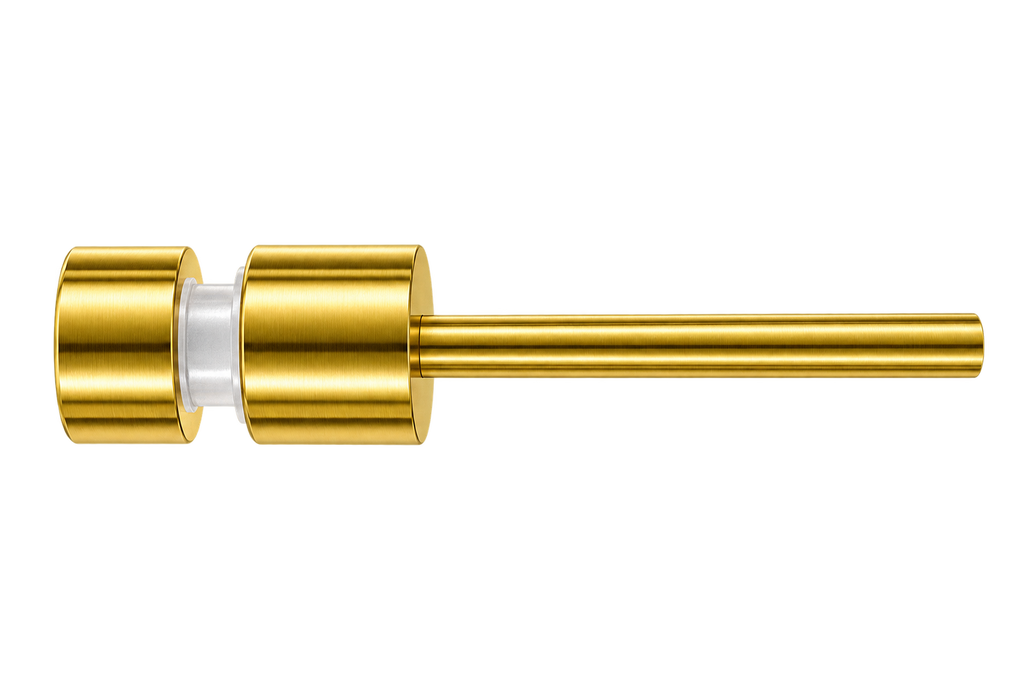 HERRAJE DE SUJECION CON TENSOR 30*20MM ORO BRILLANTE ACERO INOXIDABLE 201