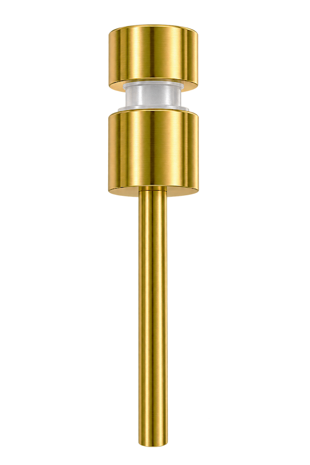 HERRAJE DE SUJECION CON TENSOR 30*20MM ORO MATE ACERO INOXIDABLE 201