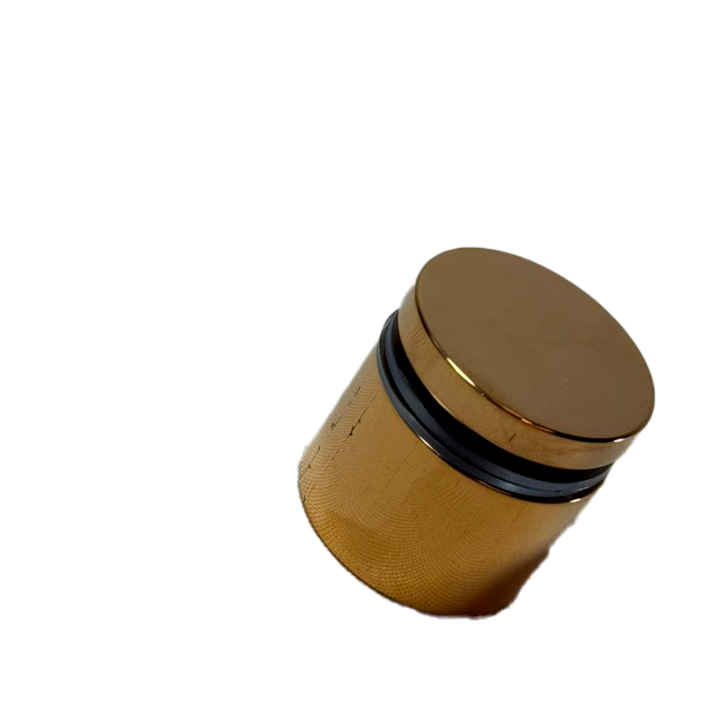 HERRAJE DE SUJECION SOLIDO 30*25MM ORO MATE ACERO INOXIDABLE 304