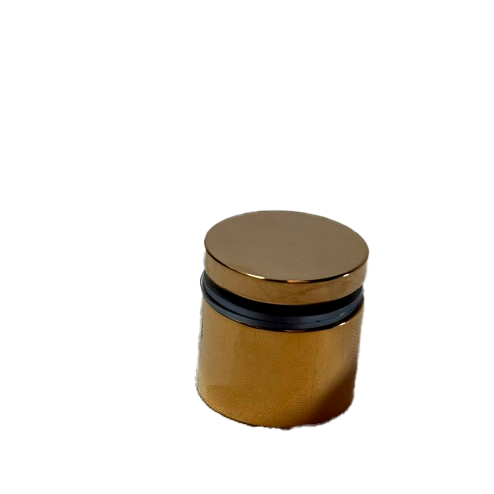 HERRAJE DE SUJECION SOLIDO 30*25MM ORO MATE ACERO INOXIDABLE 304