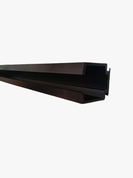 RIEL SUPERIOR SISTEMA 400 DE 3MTS NEGRO ALUMINIO