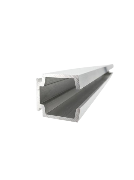 RIEL SUPERIOR SISTEMA 400 DE 3MTS SATIN ALUMINIO