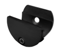 SOPORTE BARRA A MURO SISTEMA COLGANTE NEGRO ACERO INOXIDABLE 304