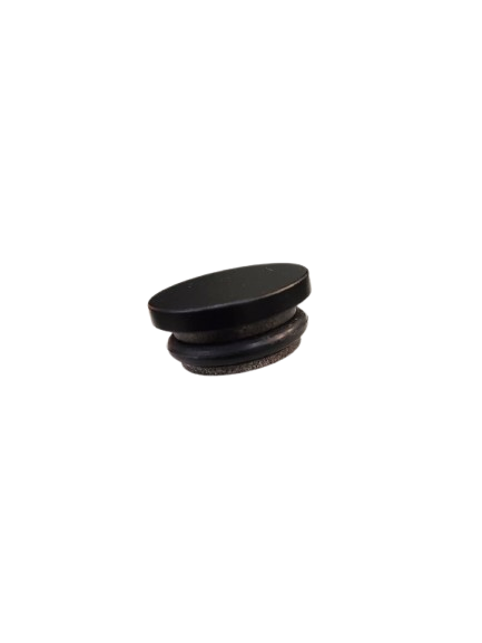 1 BLACK 304 STAINLESS STEEL TUBE CAP